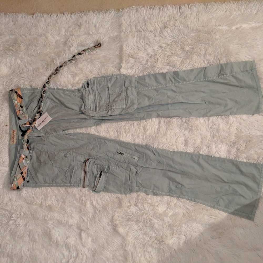 Light Green Celebrity Pink Cargo pants